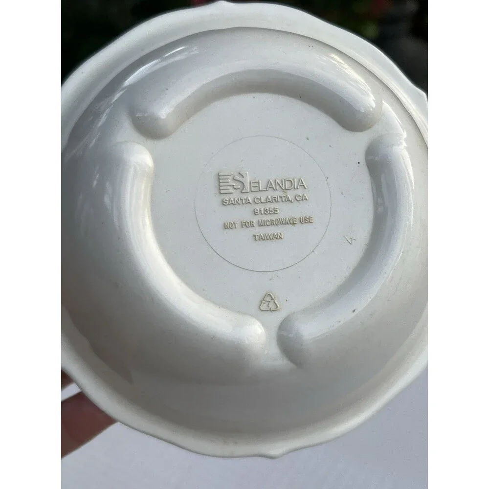 1989 Vintage Disney Snow White Seven Dwarfs Selandia Melamine Bowl Taiwan